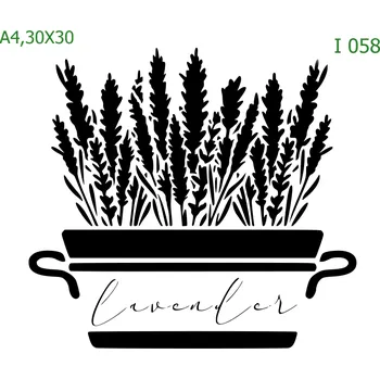 Šablona I 058 - 30 x 30 cm , Nelepící folie