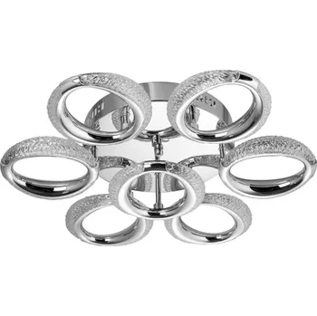 LED Stropní svítidlo 7xLED/14W/230V 3000-5000K pr. 50 cm lesklý chrom