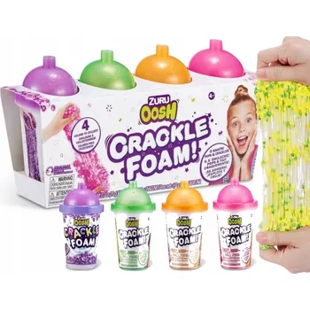 Slime Praskající Pěna 4-balení karton 6 kusů