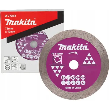 Řezný kotouč MAKITA ŘEZACÍ KOTOUČ NA DLAŽDICE GRESU DIAMANTOVÝ 76x10 mm D-77263 DMC300