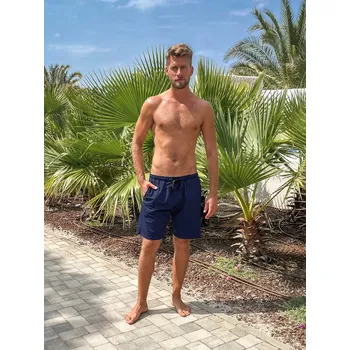 Pánské plavky TallGuys Pánské prodloužené plavky | Navy Velikost: 3XL, Délka kalhot: CLASSIC