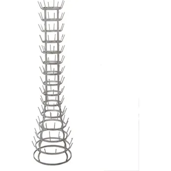 Talíř Vysoký šedý stojan na hrnečky – 41x148 cm + doprava zdarma