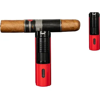 Zapalovač Formula Crocodile Crocodile Avanti Triple Jet Flame Cigar Lighter – Red
