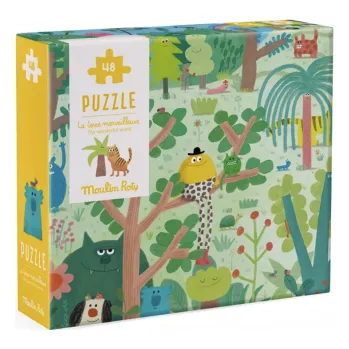 Puzzle MOULIN ROTY Puzzle Báječný svět Šmakounů - 48 pcs