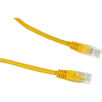 Datový kabel Datacom CAT5E UTP 1.5m žlutý