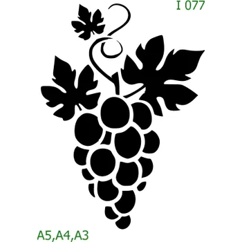 Šablona I 077 - A4 , Nelepící folie