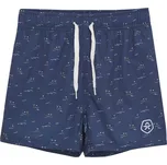 Plážové šortky COLOR KIDS Swim Shorts, AOP, dress blues - 128