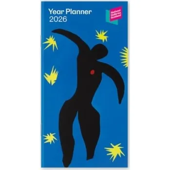 Cizojazyčná kniha National Galleries Scotland: Matisse Jazz 2026 Year Planner - Month to View