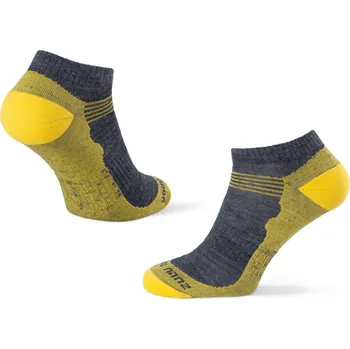 Ponožky Zulu Merino Summer Velikost ponožek: 35-38 / Barva: šedá/žlutá