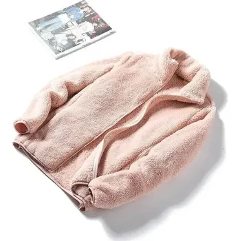 Dámská mikina Dámská flísová mikina pro outdoor se silným zateplením Barva: Růžová, Velikost: 5XL