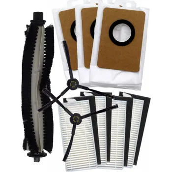 Sada příslušenství pro robotický vysavač Kartáče, HEPA filtry pro SILVERCREST SSR AA1 (LIDL) a sáčky 10ks