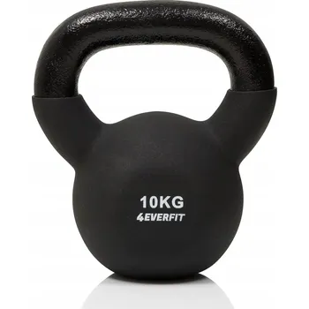Kettlebell 4EVERFIT 10 kg černý