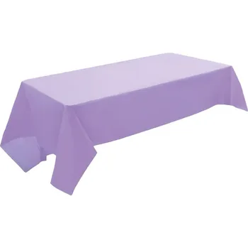 Party dekorace Plastový ubrus světle fialový 137 × 274 cm