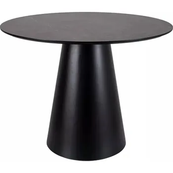 STŮL ANGEL ŠEDÝ MRAMOROVÝ EFEKT / ČERNÁ FI100