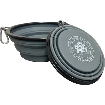 Miska pro psa Cestovní miska pro psy - Šedá Objem: 350 ml