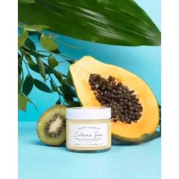 Péče o krk a dekolt Earth Harbor CITRINE SEA čistící peeling 60ml
