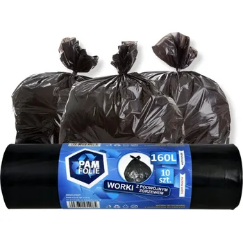 Pytle na odpadky Pytle na odpadky pro směsný odpad Pam-Folie 160 l 10 ks