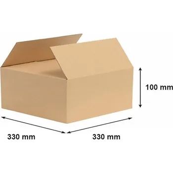Kartonová krabice 330x330x100 mm 3VVL