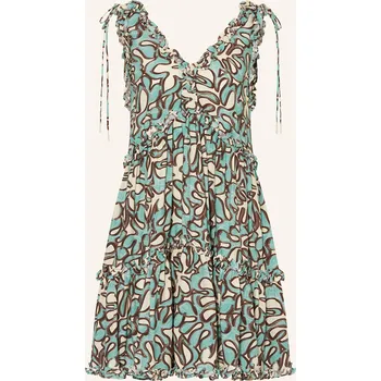 Dámské šaty Malina Dámské Šaty Arabella S Volánky, krémová / tyrkysová /...