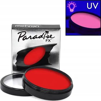 Přípravek na tvář Mehron Makeup Paradise Makeup AQ Barva na obličej a tělo Vulcan/Neonově červená (40 g)