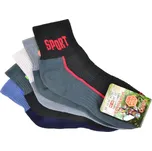 Gapo Dámské kotníkové ponožky Antibakteria sport 2 1. Velikost: 5-6 (EU 38-39), 2. Barva: 5 ks MIX