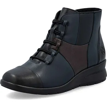 Dámské kozačky Dámská kotníková obuv RIEKER L4858-14 modrá W5 41