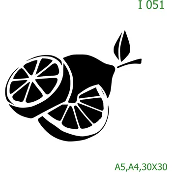 Šablona I 051 - 30 x 30 cm , Nelepící folie