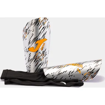 Fotbalový chránič Fotbalové chrániče Joma SPIDER stříbrná/černá/oranžová (L)