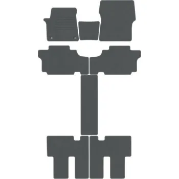 autokoberec Velurové autokoberce Edecor sada 8 dílů