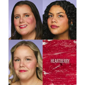 Přípravek na tvář CHEEKBONE BEAUTY Courage Cream Lip and Cheek 4g Heartberry