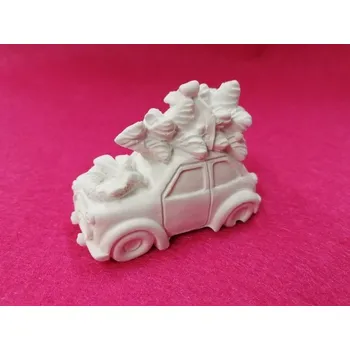 Odlitek k dalšímu tvoření - Autíčko se stromečkem