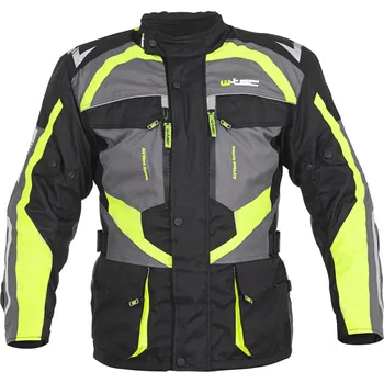 Pánská bunda W-tec Pánská moto bunda Burdys Evo (Barva: černo-šedá, Velikost: XL)