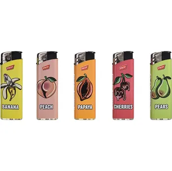 Zapalovač PROF Sexy Fruits balení - 50 ks