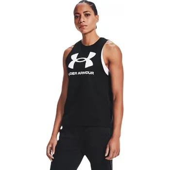 Dámské tílko Under Armour Sportstyle Graphic Tank velikost XL black