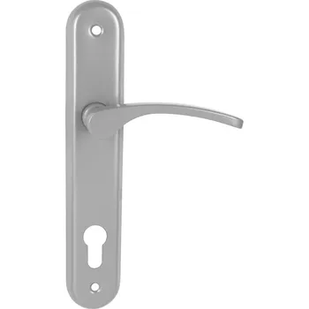 Dveřní kování MP kování KE-Laura Provedení: otvor pro FAB klíč PZ, Povrch: stříbrná, Rozteč: 90