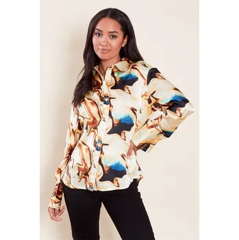 Dámská košile Košile Influence Orange 1148404 8 (XS)