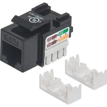 Síťový kabel Intellinet 210416 Keystone modul C5 UTP černý