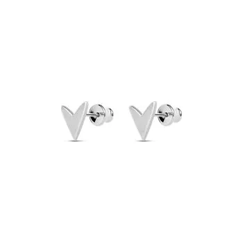 Souprava šperků NO MORE Love Stud Earrings Silver