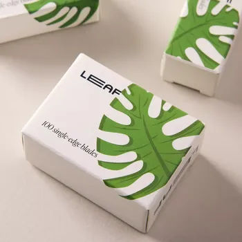Břitva na holení LEAF 100 Single-edge blades náhradní žiletky LEAF
