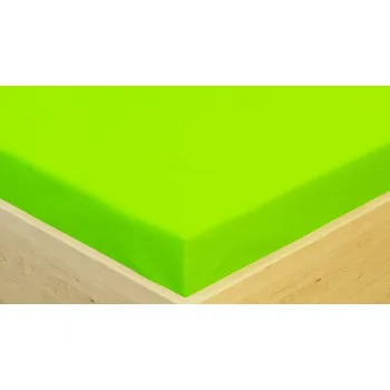 Prostěradlo Tegatex Prostěradlo Jersey s elastanem jasná zelená Velikost: 90*200 cm