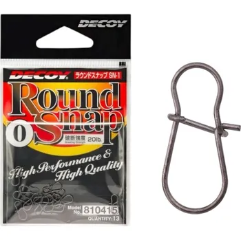 DECOY Karabinky Round Snap VELIKOST: 1, NOSNOST [ kg ]: 10kg