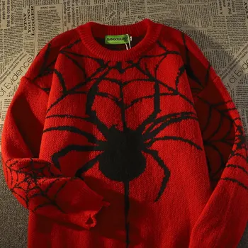 Pánský svetr Unisex svetr se vzorem pavouka spider-man Velikost: 3XL, Barva (Varianta): 1