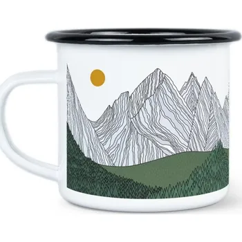 Kempingové nádobí Plecháček Itálie Dolomity