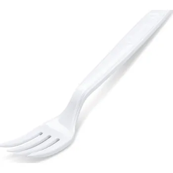 Krabice na pečivo Vidlička opakovaně použitelná 18,5 cm / bílá / 50 kusů