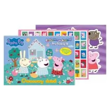 První čtění Owocowy dzień. Świnka Peppa. Zabawa w kolory i kształty - opracowanie zbiorowe