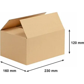 Archivační box Kartonová krabice A5 230x160x120 mm 3VVL