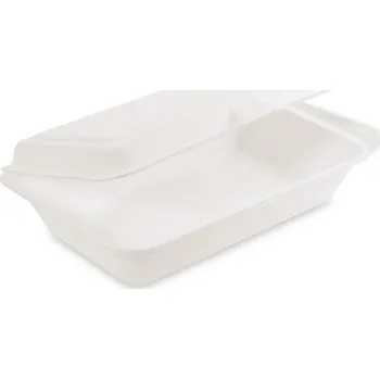 Menu box nedělený 250x162x63 mm / bílý / 50 kusů