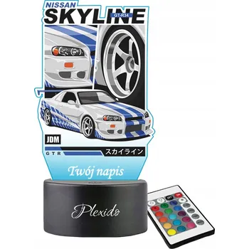 Lampička Noční lampa Plexido vícebarevná