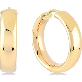 Náušnice Lillian Vassago Zlaté lesklé kruhové náušnice 2 cm LLV06-GER343