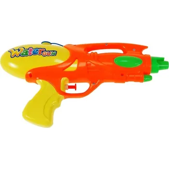 Pistole vodní stříkací 26cm se zásobníkem na vodu plastová 3 barvy